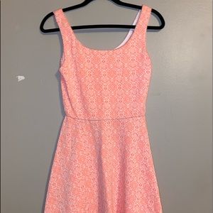 Patterned skater dress